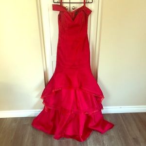 Size 2 red beautiful dress ... worn once